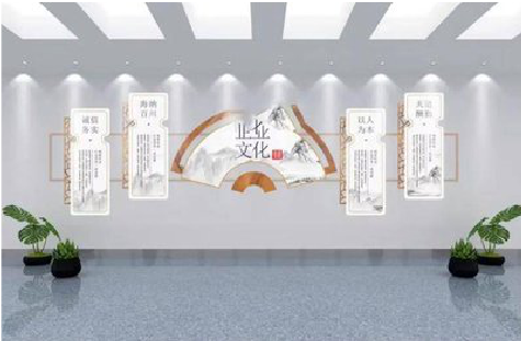 崇义企业文化墙设计的核心要素。