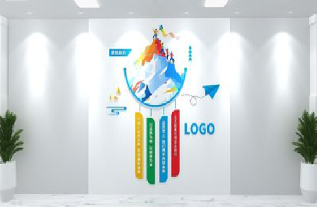 崇义公司企业形象墙的工艺材料有哪些？