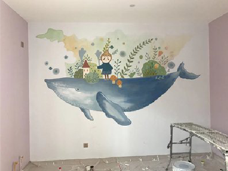 崇义手绘墙的特点及优势。